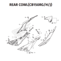 F-24 Rear Cowl – Katalog Honda CB150 K15P F-24 Rear Cowl – Katalog Honda CB150 K15P