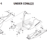 F-45-1 Under Cowl – Katalog Honda CB150 K15P F-45-1 Under Cowl – Katalog Honda CB150 K15P