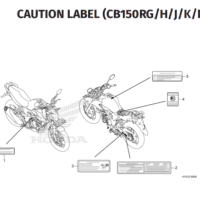 F-49 Caution Label – Katalog Honda CB150 K15P Screenshot 2025-07-03 094700