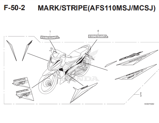 F-50-2 Mark Stripe – Katalog Honda Revo FI K03