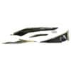 Stiker Body Set Kiri Hitam Honda Supra X 125 FI