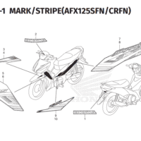 F-50-1 Mark Stripe AFX125FN-CRFN – Katalog Honda Supra X 125 FI K41 Screenshot 2025-09-12 170214