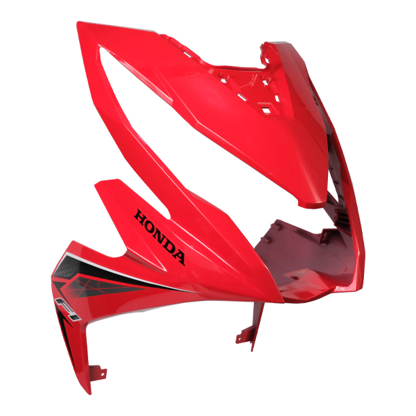 Cover Tameng Depan Set Merah Honda BeAT Sporty eSP K81
