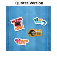 IRON ON PATCH QUOTES VER.