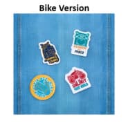 IRON ON PATCH BIKE VER.