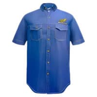 Kemeja Classic Denim Shirt Biru (L)