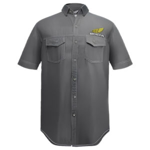 Kemeja Classic Denim Shirt Grey (L) baju-denim-grey AHK04003017