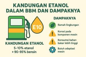 Pengaruh Bahan Bakar Bercampur Ethanol Pada Motor Honda