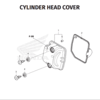 E-2 Cylinder Head Cover – Honda Genio K0JB E-2 Cylinder Head Cover – Honda Genio K0JB