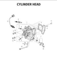 E-3 Cylinder Head – Honda Genio K0JB E-3 Cylinder Head – Honda Genio K0JB