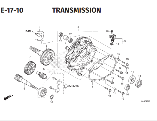 E-17-10 Transmission – Honda Genio K0JB