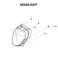 F-1 Headlight – Honda Genio K0JB
