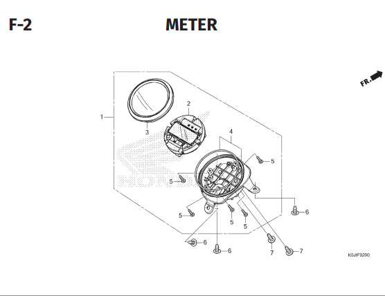 F-2 Meter – Honda Genio K0JB