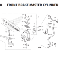 F-5-10 Front Brake Master Cylinder – Honda Genio K0JB