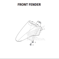 F-11 Front Fender – Honda Genio K0JB F-11 Front Fender – Honda Genio K0JB