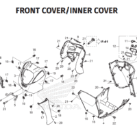 F-12 Front Cover Inner Cover – Honda Genio K0JB F-12 Front Cover Inner Cover – Honda Genio K0JB