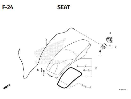 F-24 Seat – Honda Genio K0JB