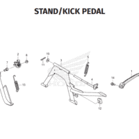 F-35 Stand Kick Pedal – Honda Genio K0JB F-35 Stand Kick Pedal – Honda Genio K0JB