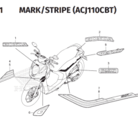 F-48-1 Mark Stripe – Honda Genio K0JB