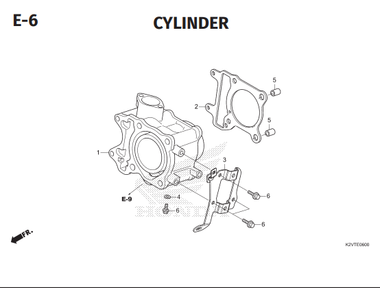 E-6 Cylinder – Honda New Vario 125 dan Vario 125 Street
