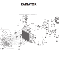 E-14 Radiator – Honda New Vario 125 dan Vario 125 Street E-14 Radiator – Honda New Vario 125 dan Vario 125 Street