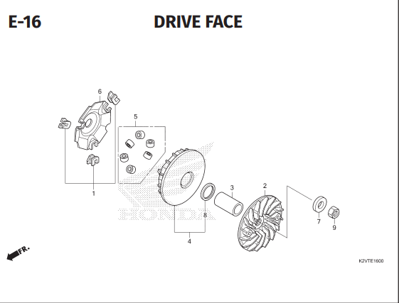 E-16 Drive Face – Honda New Vario 125 dan Vario 125 Street