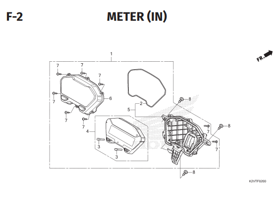 F-2 Meter In – Honda New Vario 125