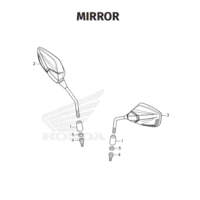 F-3 Mirror – Honda New Vario 125 dan Vario 125 Street F-3 Mirror – Honda New Vario 125 dan Vario 125 Street