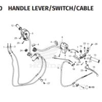 F-4-10 Handle Lever Switch Cable – Honda New Vario 125 dan Vario 125 Street F-4-10 Handle Lever Switch Cable – Honda New Vario 125 dan Vario 125 Street