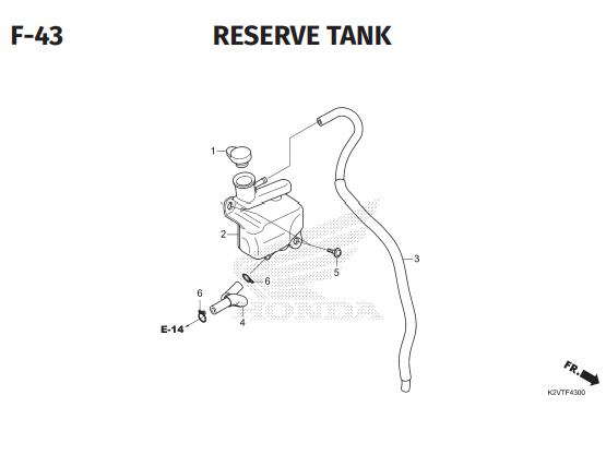 F-43 Reserve Tank – Honda New Vario 125 dan Vario 125 Street