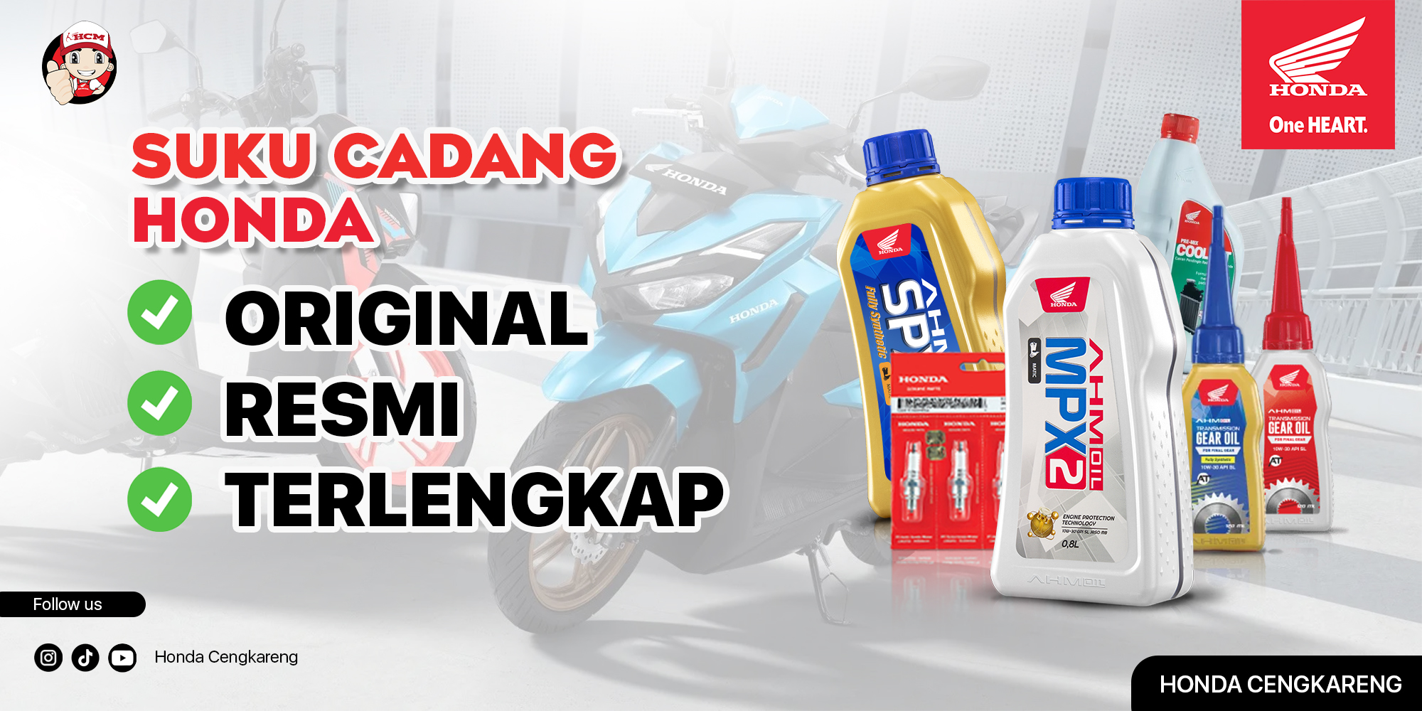 SUKU CADANG HONDA ORIGINAL, RESMI, TERLENGKAP