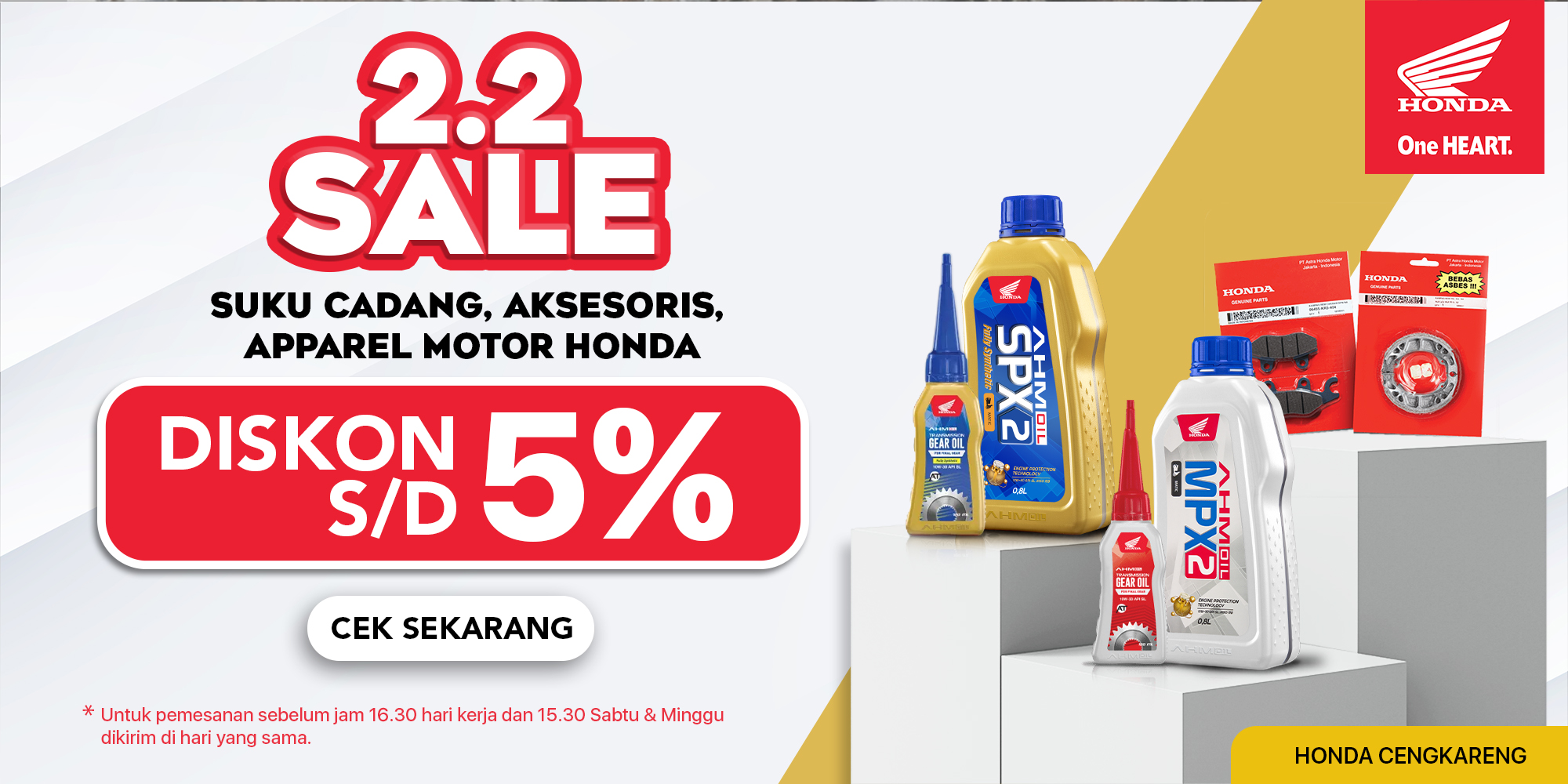 Suku Cadang Honda Original, Resmi & Terlengkap