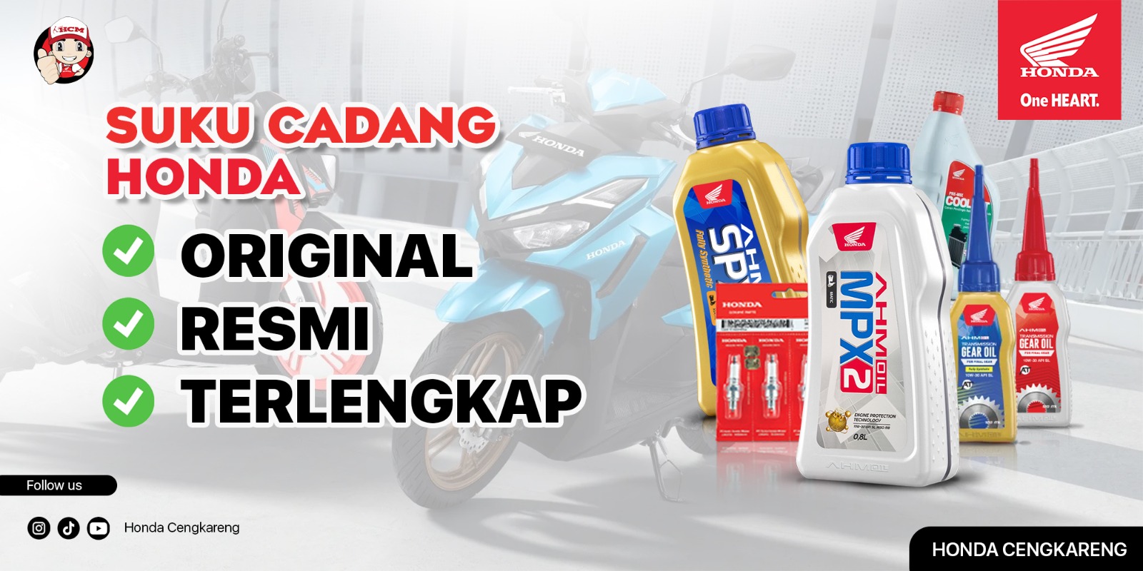 Suku Cadang Honda Original, Resmi & Terlengkap