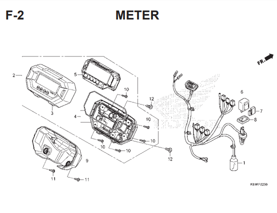 F-2 Meter – Katalog Honda BeAT Street eSP