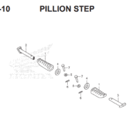 F-14-10 Pillion Step – Katalog Honda BeAT Street eSP K81
