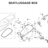 F-24 Seat / Luggage Box – Katalog Honda BeAT Street eSP K81