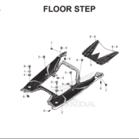 F-14 Floor Step – Honda BeAT Street eSP K1A