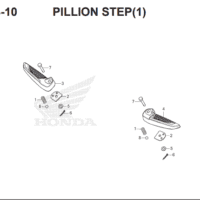 F-14-10 Pillion Step – Honda BeAT Street eSP K1A