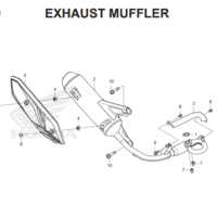 F-30 Exhaust Muffler – Honda BeAT Street eSP K1A