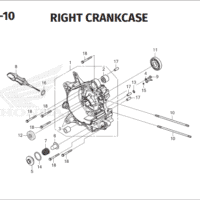 E-19-10 Right Crankcase – Honda BeAT Street K1AL E-19-10 Right Crankcase – Honda BeAT Street K1AL