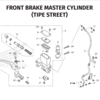 F-5 Front Brake Master Cylinder – Honda BeAT Street K1AL Screenshot 2026-03-06 092804