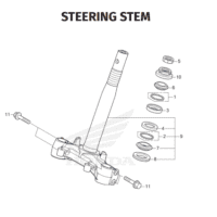 F-10 Steering Stem – Honda BeAT Street K1AL F-10 Steering Stem – Honda BeAT Street K1AL