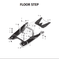 F-14 Floor Step – Honda BeAT Street K1AL