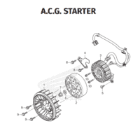 E-10  A.C.G Starter – Katalog Honda Genio K0JN