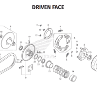 E-17 Driven Face – Katalog Honda Genio K0JN