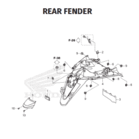 F-39 Rear Fender – Katalog Honda Genio K0JN F-39 Rear Fender – Katalog Honda Genio K0JN