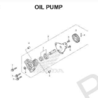 E-14 Oil Pump – Katalog Honda Supra GTR 150 K56W
