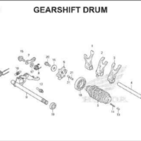 E-19 Gearshift Drum – Katalog Honda Supra GTR 150 K56W Screenshot 2026-03-16 092355