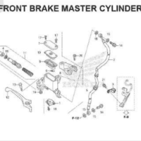 F-5 Front Brake Master Cylinder – Katalog Honda Supra GTR 150 K56W F-5 Front Brake Master Cylinder – Katalog Honda Supra GTR 150 K56W