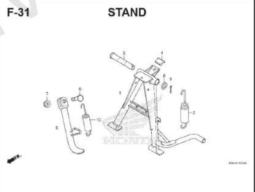 F-31 Stand – Katalog Honda Supra GTR 150 K56W